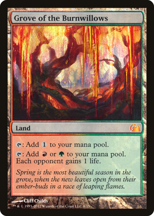 Grove of the Burnwillows (V12-008) (Foil)