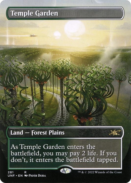 Temple Garden (UNF-281) (Borderless) (Foil)
