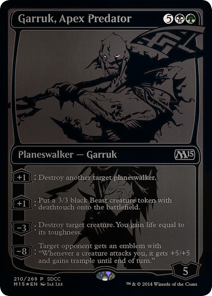 Garruk, Apex Predator (MEDIA-210) (Foil)