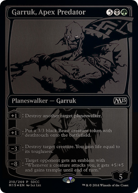 Garruk, Apex Predator (MEDIA-210) (Foil)