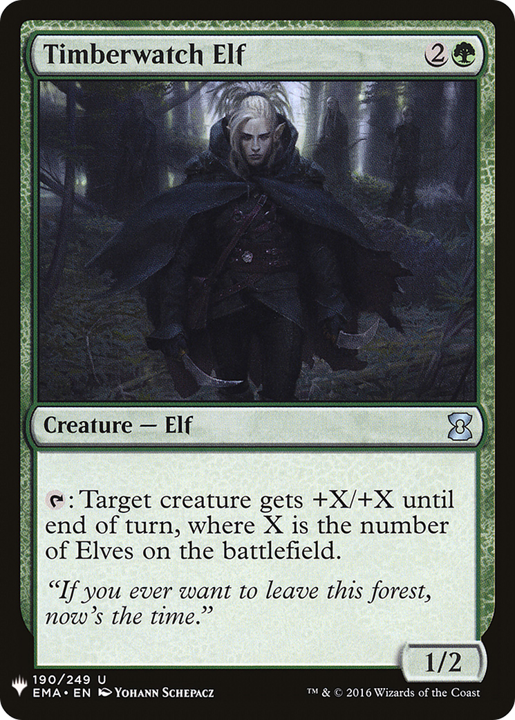 Timberwatch Elf (LIST-EMA-190)