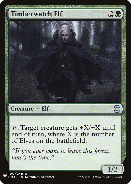 Timberwatch Elf (LIST-EMA-190)