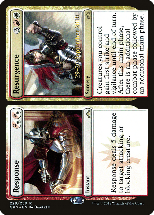 Response // Resurgence (PRE-229S) (Foil)