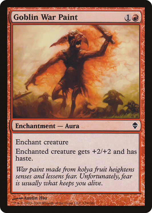 Goblin War Paint (ZEN-129) (Foil)