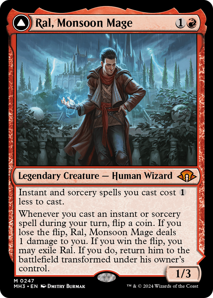 Ral, Monsoon Mage // Ral, Leyline Prodigy (MH3-247)