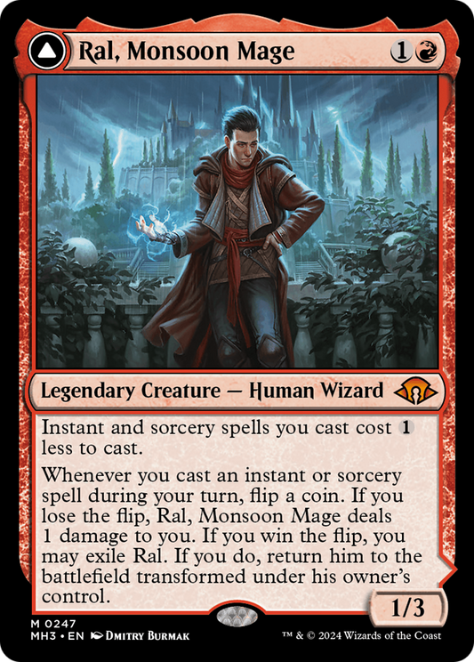 Ral, Monsoon Mage // Ral, Leyline Prodigy (MH3-247)