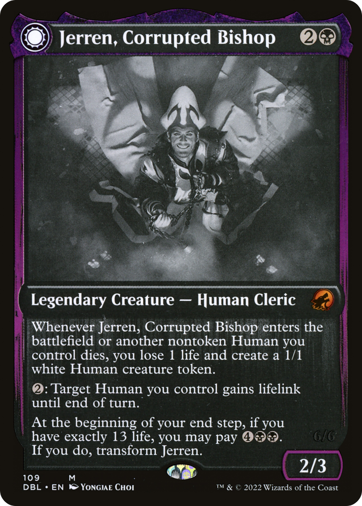Jerren, Corrupted Bishop // Ormendahl, the Corrupter (DBL-109)
