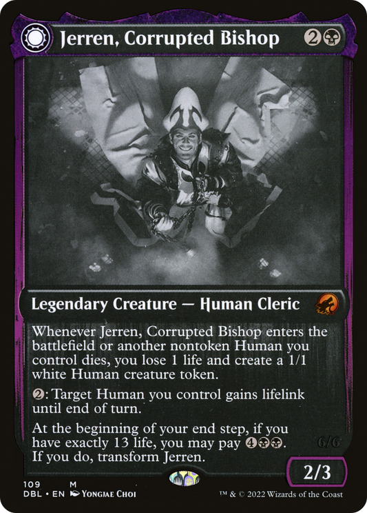 Jerren, Corrupted Bishop // Ormendahl, the Corrupter (DBL-109) (Foil)