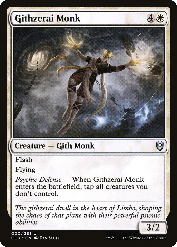 Githzerai Monk (CLB-020) (Foil)