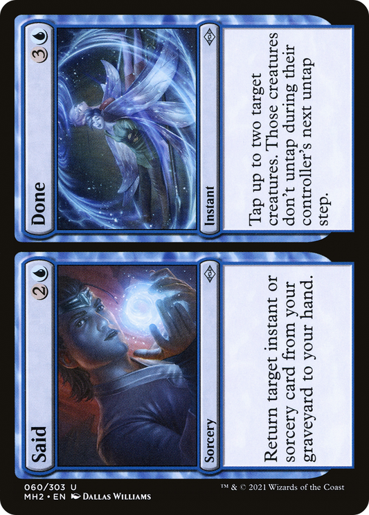 Said // Done (MH2-060) (Foil)