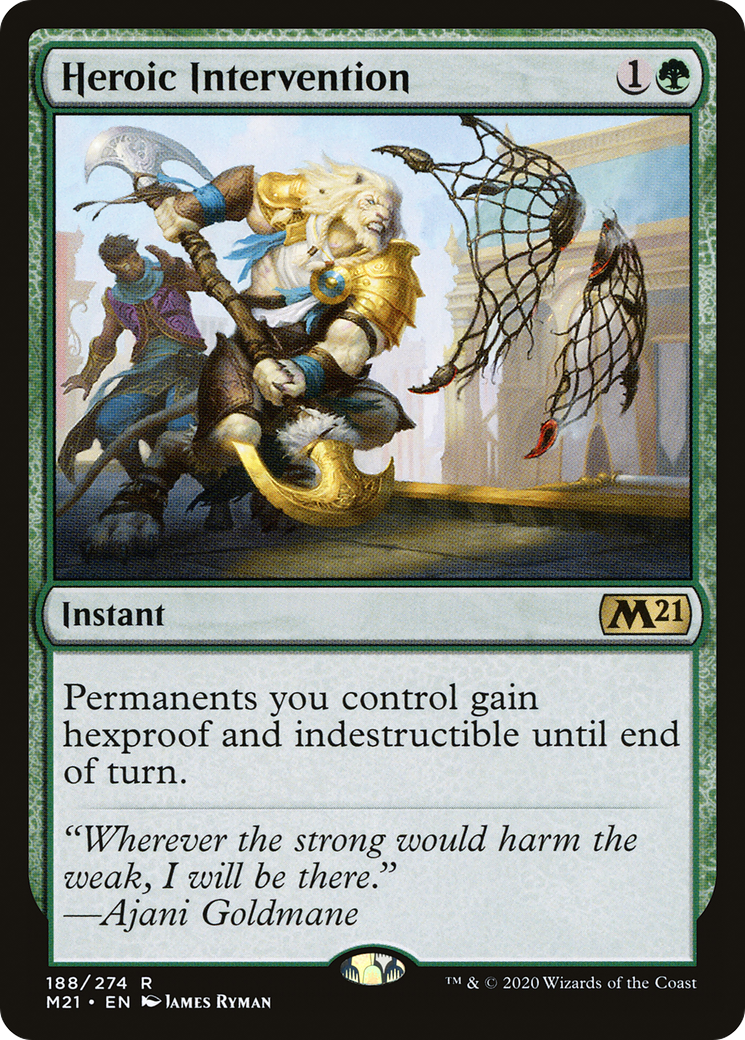 Heroic Intervention (M21-188) (Foil)
