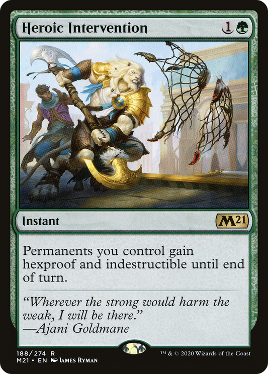Heroic Intervention (M21-188) (Foil)