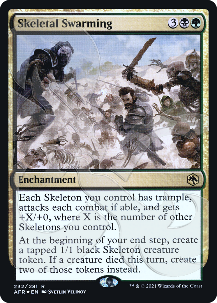 Skeletal Swarming (AFR&-232A) (Foil)