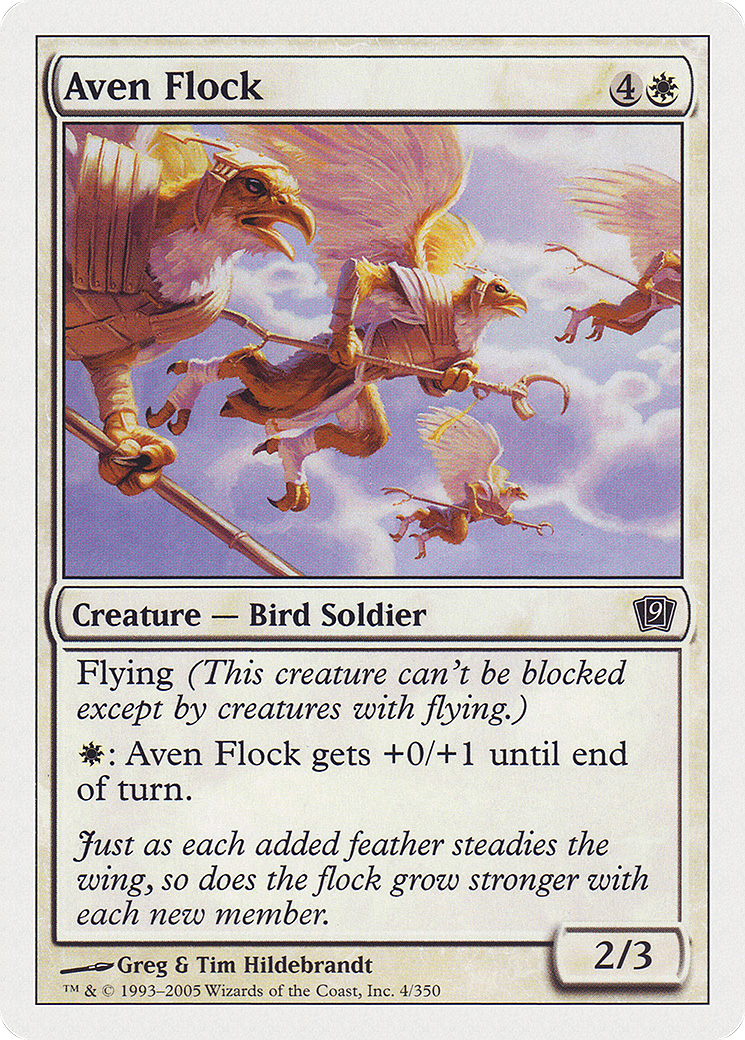 Aven Flock (9ED-004★) (Foil)