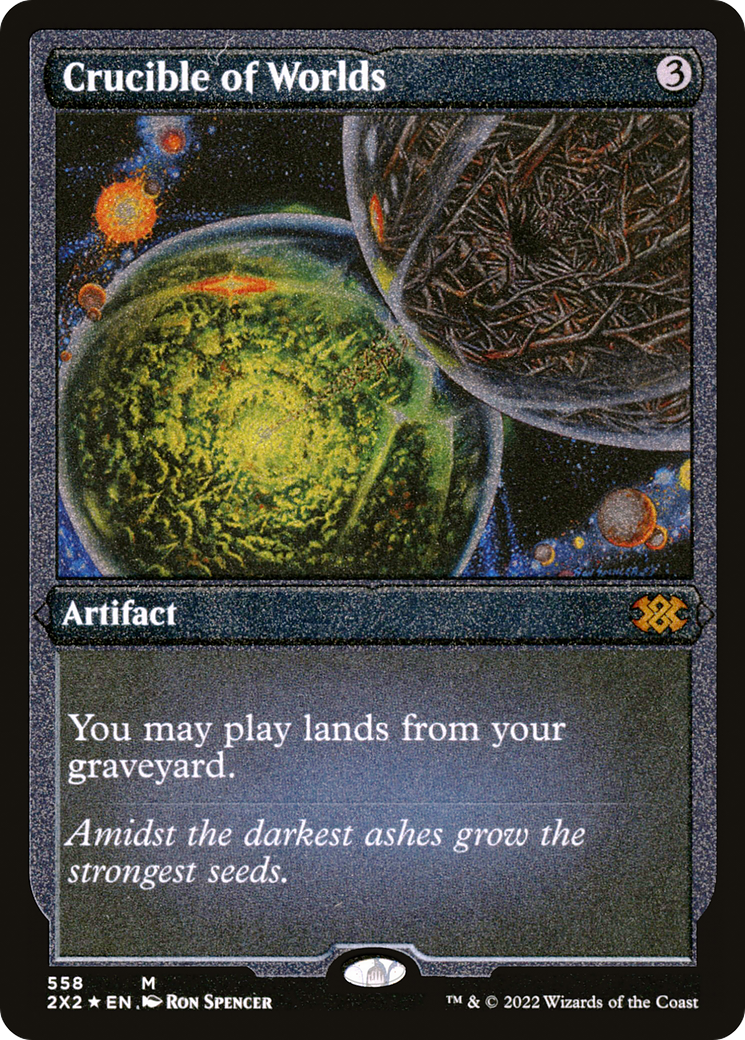 Crucible of Worlds (2X2-558) (Etched Foil)