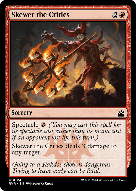 Skewer the Critics (RVR-124)
