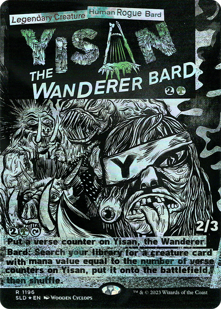 Yisan, the Wanderer Bard (SLD-1196) (Borderless) (Foil)