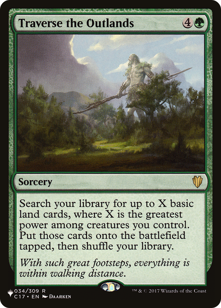 Traverse the Outlands (LIST-C17-34)