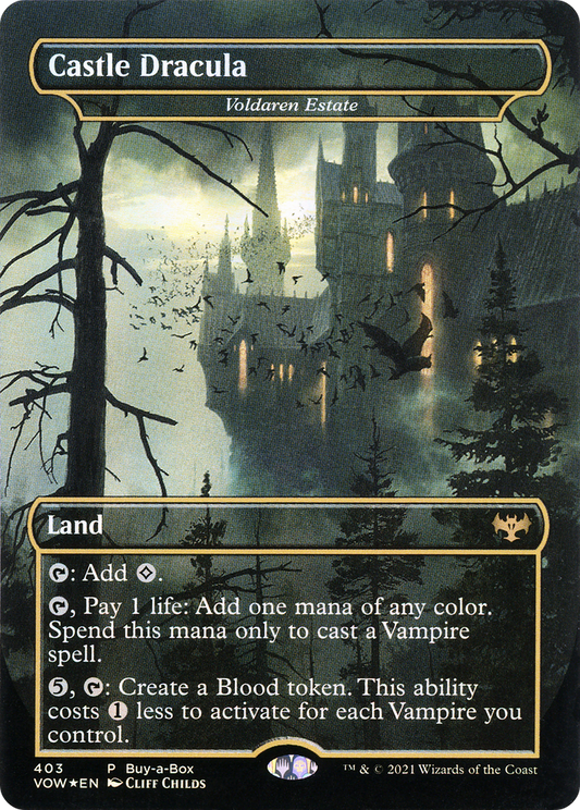 Castle Dracula / Voldaren Estate (BABP-403) (Borderless) (Foil)