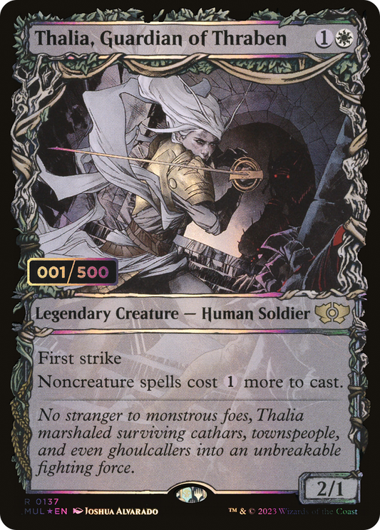 Thalia, Guardian of Thraben (MUL-137Z) (Showcase) (Foil) (Serialized)