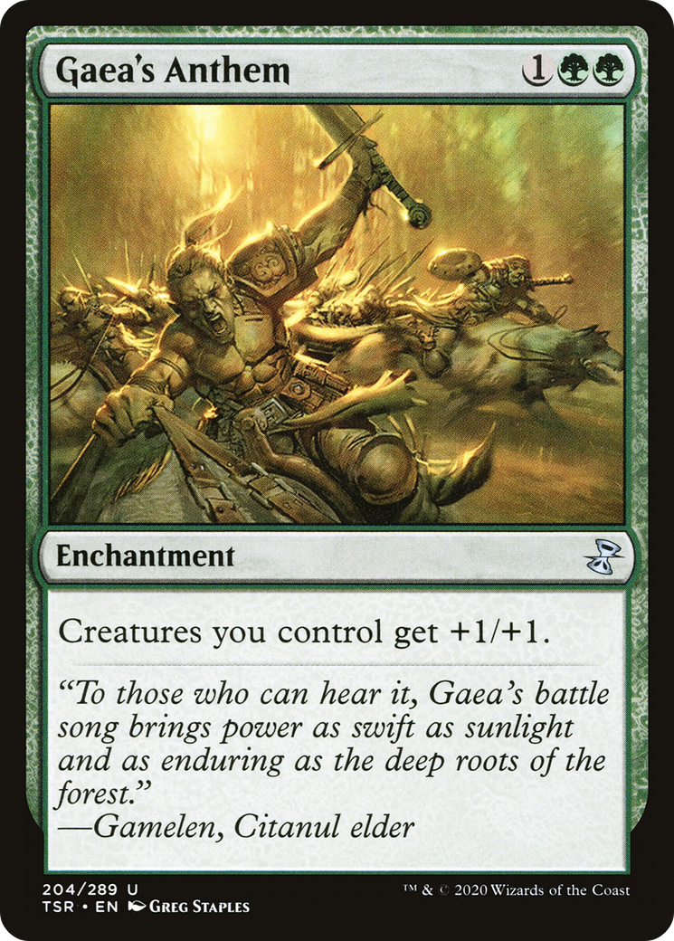 Gaea's Anthem (TSR-204) (Foil)