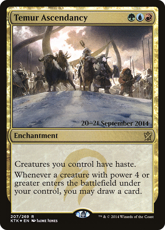 Temur Ascendancy (PRE-207S) (Foil)