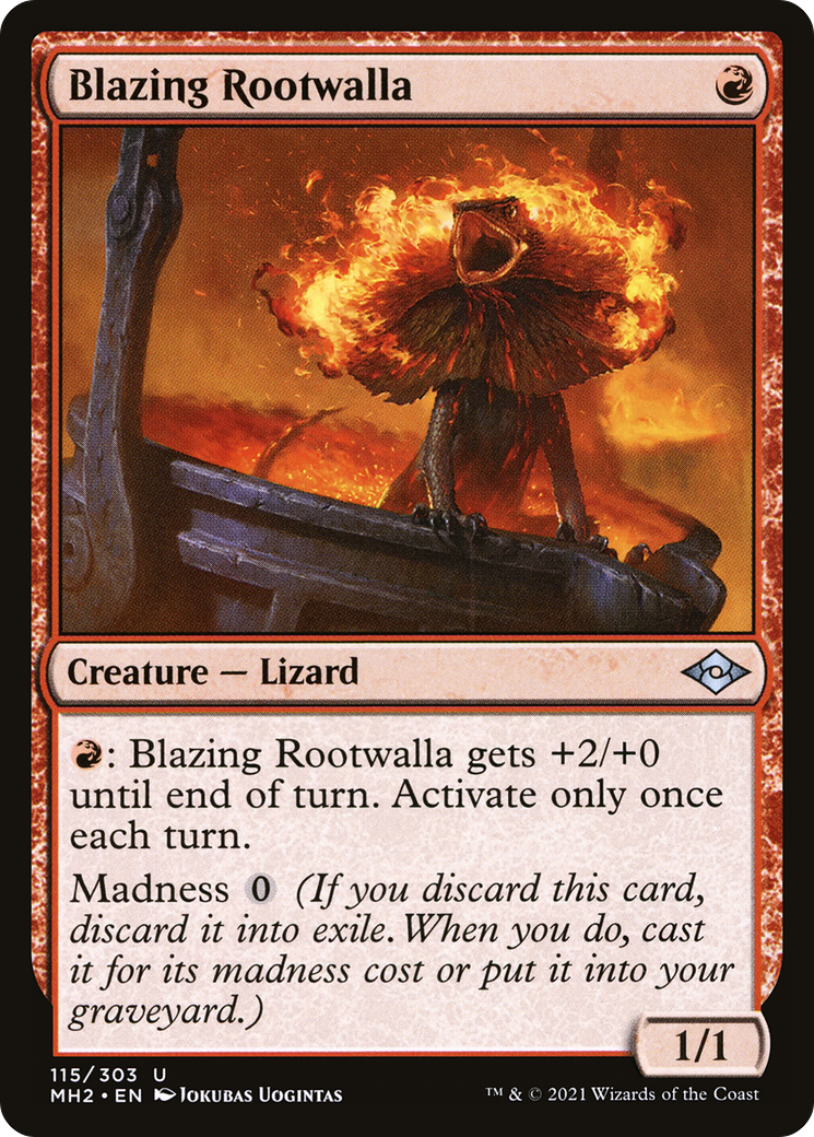 Blazing Rootwalla (MH2-115) (Foil)