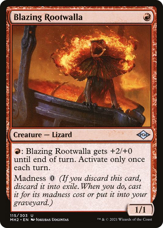 Blazing Rootwalla (MH2-115) (Foil)