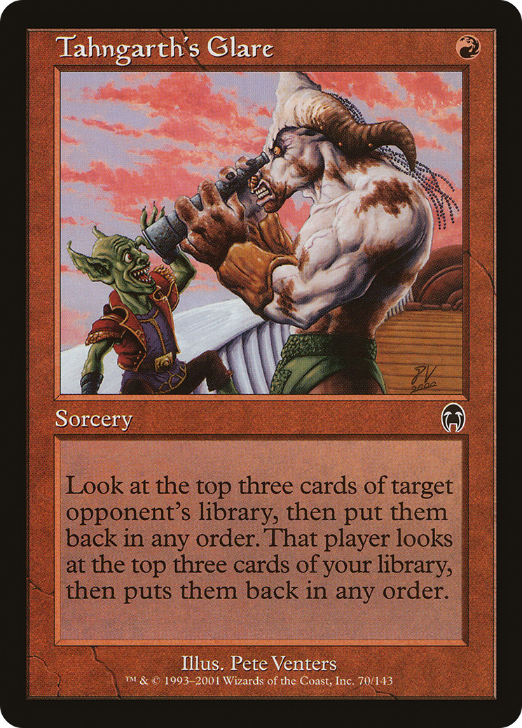 Tahngarth's Glare (APC-070) (Foil)