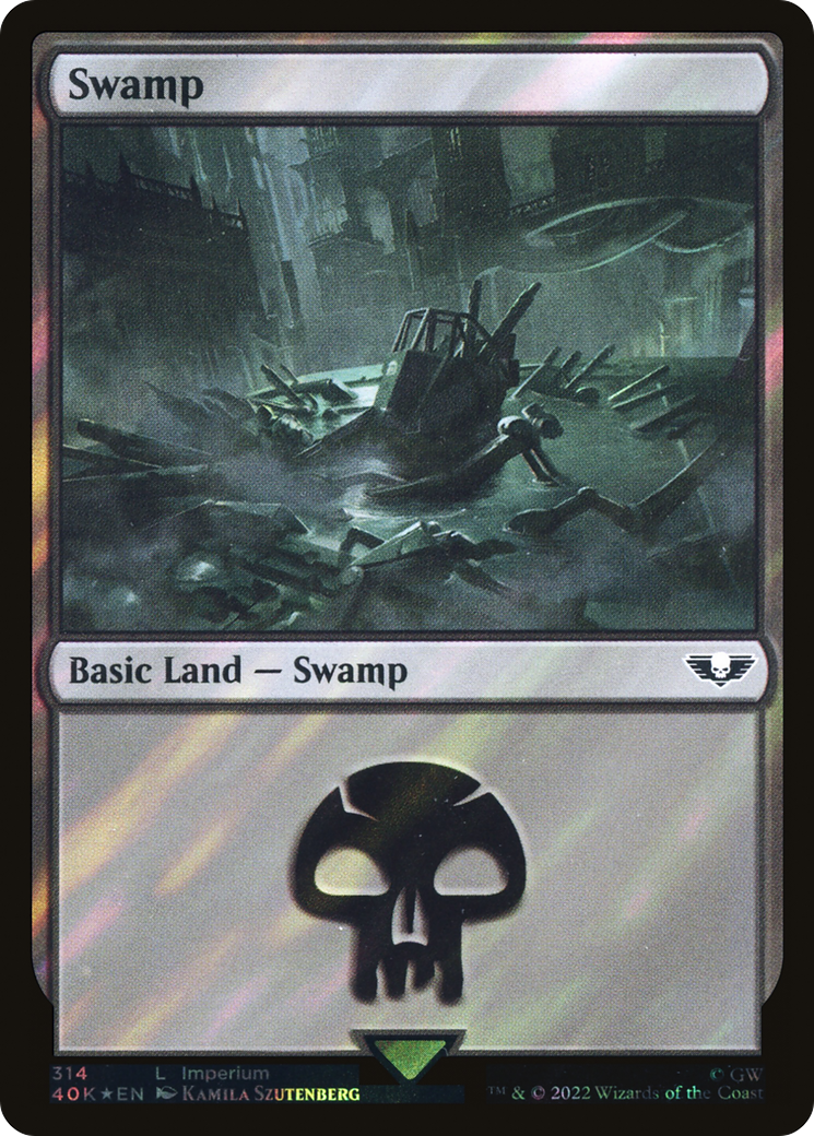 Swamp (40K-314★) (Surge Foil)