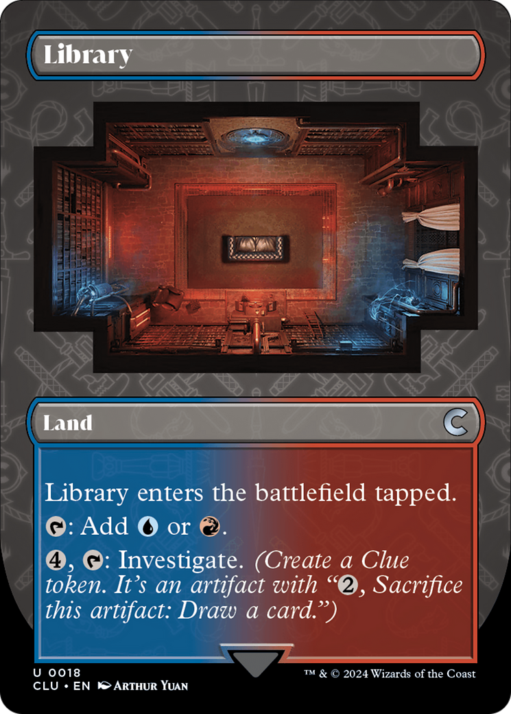 Library (CLU-018) (Borderless)