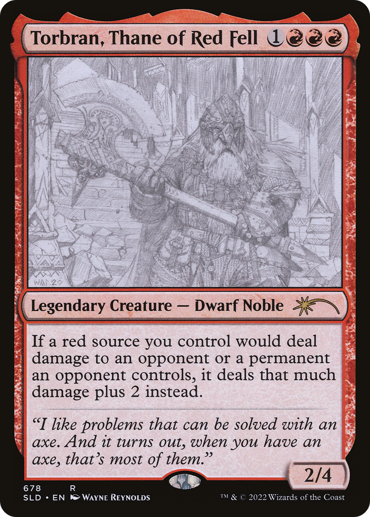 Torbran, Thane of Red Fell (SLD-678) (Foil)