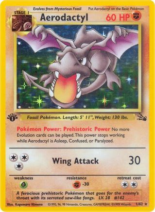 Aerodactyl (1) (FO-001) (Unlimited Holofoil)