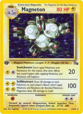 Magneton (11) (FO-011) (Unlimited Holofoil)
