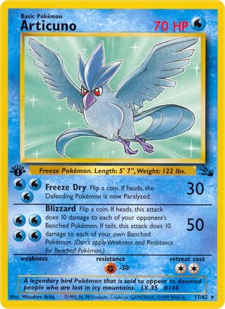 Articuno (17) (FO-017) (1st Edition)