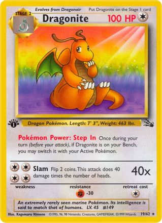 Dragonite (19) (FO-019) (1st Edition)