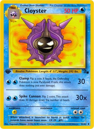 Cloyster (FO-032) (1st Edition)