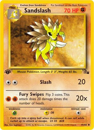 Sandslash (FO-041) (1st Edition)