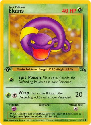 Ekans (FO-046) (1st Edition)