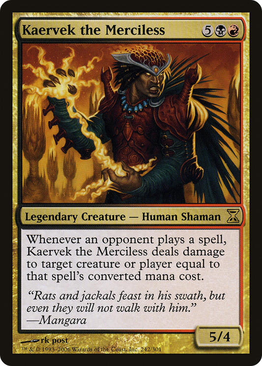 Kaervek the Merciless (TSP-242) (Foil)