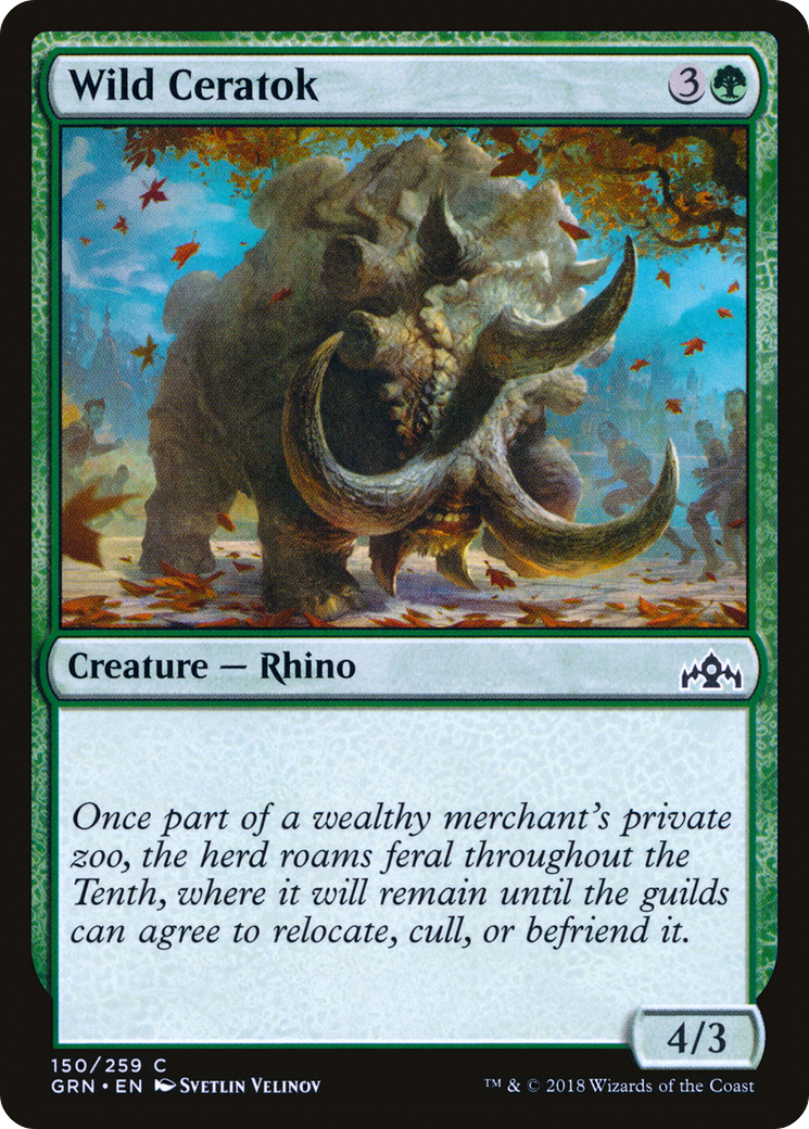 Wild Ceratok (GRN-150) (Foil)