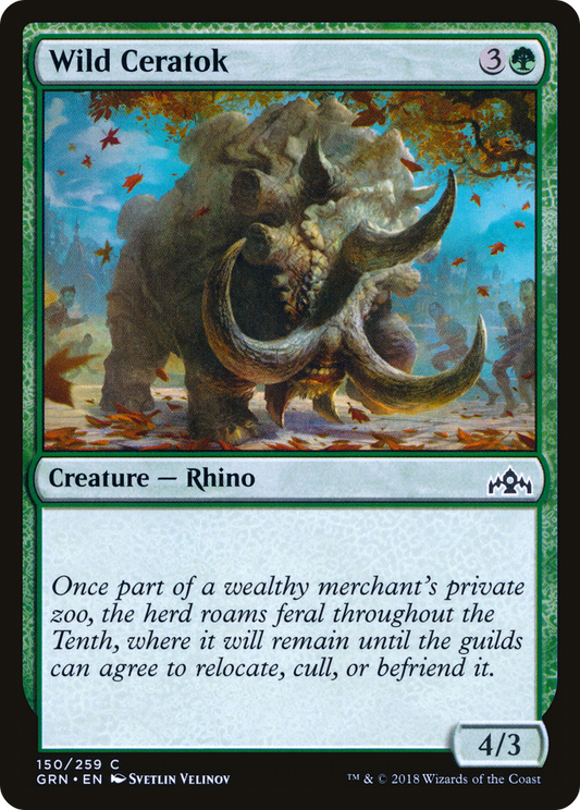 Wild Ceratok (GRN-150) (Foil)