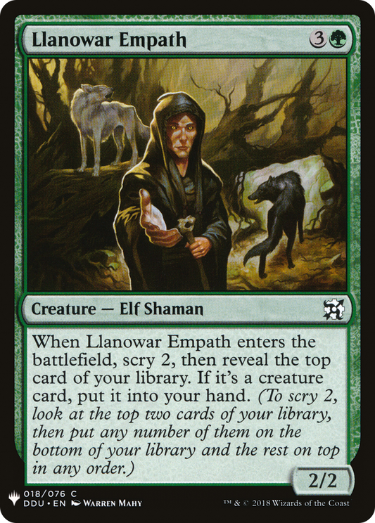 Llanowar Empath (LIST-DDU-18)