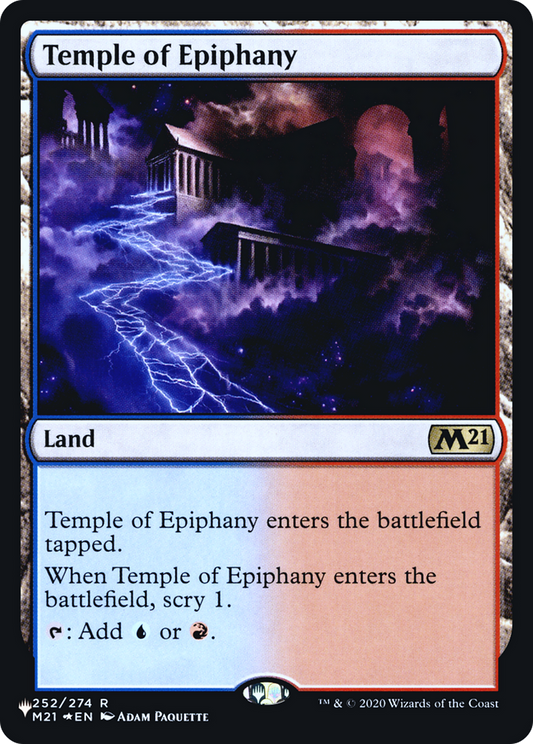Temple of Epiphany (LIST-M21-252) (Foil)