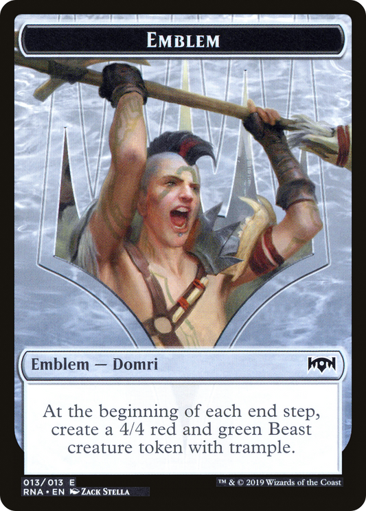 Domri, Chaos Bringer Emblem (RNA-013)
