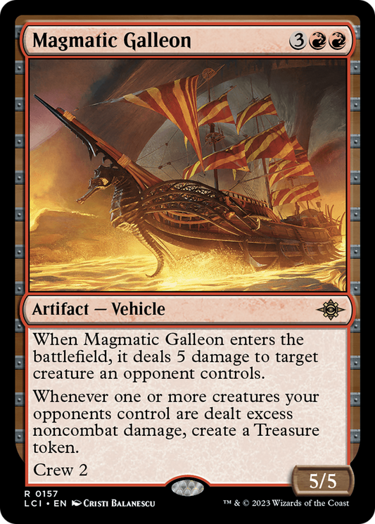 Magmatic Galleon (LCI-157) (Foil)