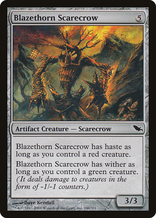Blazethorn Scarecrow (SHM-246) (Foil)
