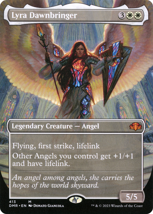 Lyra Dawnbringer (DMR-413) (Borderless) (Foil)