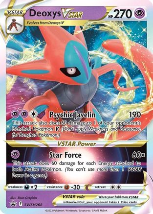 Deoxys VSTAR (SSP-SWSH268) (Holofoil)