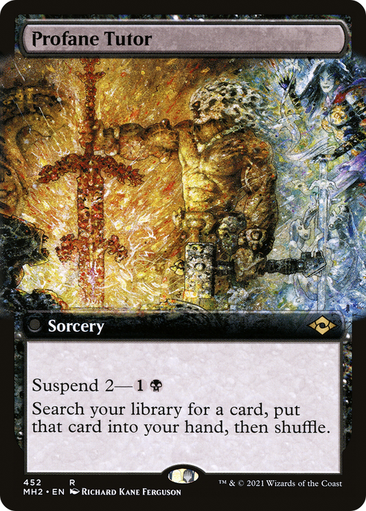 Profane Tutor (MH2-452) (Extended Art) (Foil)
